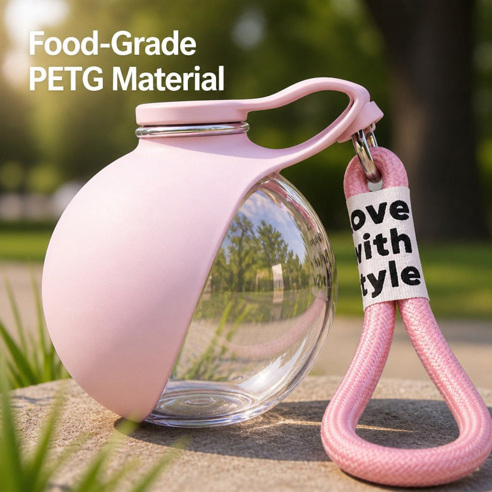 2-in-1 Portable Dog Water Bottle