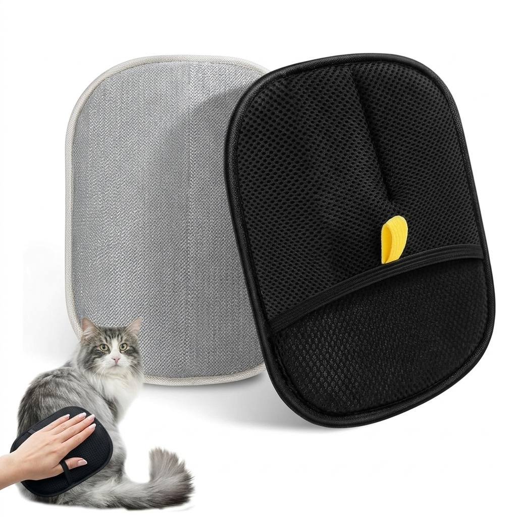 Pet Hair Removal Mitt & Grooming Glove