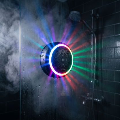 HydroBeat Waterproof RGB Bluetooth Shower Speaker