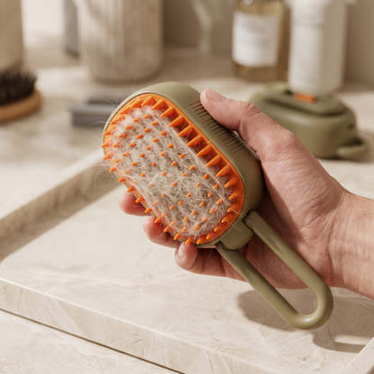 3-in-1 Electric Steamy Pet Grooming Brush