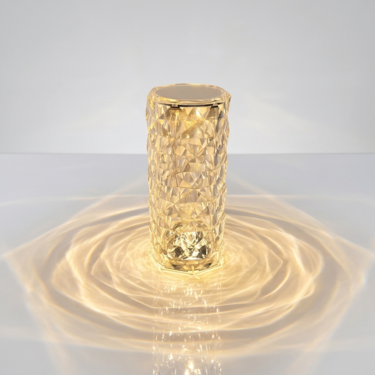 Crystal Touch Control Rose Diamond Table Lamp